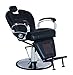 NEW HEAVY DUTY BLACK BARBER SALON CHAIR BC-06 UK STOCK HADI® FREE DELIVERY 70KG 5 YEARS WARRANTY@HIGH QUALITY@FREE CHILD BOOSTER@NEW UK