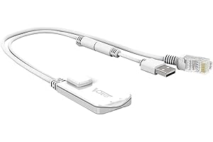 VONETS VAP11N-300 Mini 2,4 GHz WiFi Répéteur Wlan Pont Adaptateur Ethernet Dongle Prolongateur de point d'accès sans fil Amplificateur de Signal Port RJ45 Alimenté par DC/USB pour appareil réseau de Caméra IP Xbox PS3 DVR