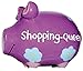 Produktbild Spardose Schwein"Shopping Queen"-Keramik, 12,5 x 9 cm, Menge 3