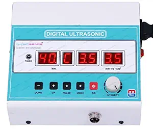 Physiogears Physio Solutions White Electro Therapy Mini Digital Ultrasound Therapy/Ultrasonic Therapy