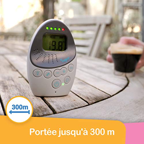 Tigex Babyphone Easy Protect Plus, Écoute-bébé Rechargeable avec mode Eco, Talkie-Walkie, Berceuse et Veilleuse Tigex Babyphone Easy Protect Plus, Écoute-bébé Rechargeable avec mode Eco, Talkie-Walkie, Berceuse et Veilleuse