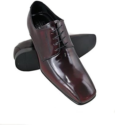 Zerimar Elevator Shoes for Men Add 7 cms | Men's Height Increasing Shoes | Shoes That Increase Your Height | Colour: Bordeaux | Size: 6.5 UK - 39 EU