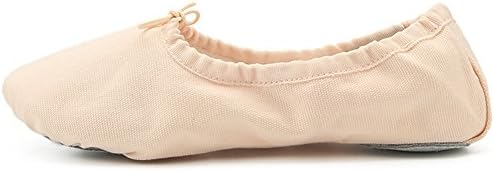 Dreamone Ballet Dancing Shoes Canvas Gymnastic Yoga Dance Shoes Flat Split Sole Women Girls Toddlers Size