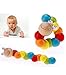 Baby Toys Colorful Wooden Worm Sensory Wood Bead Toys for Kids Children