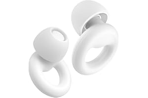 T NEWFUN Ear Plugs for Sleeping Noise Reduction, High Fidelity Hearing Protection for Musicians, DJs, Festivals, Concerts, and Nightlife – 26dB Noise Reduction Ear Plugs – Extra Accessories Incl - White
