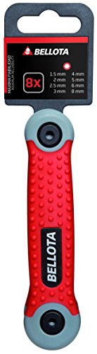 Bellota 6455-8 juego navaja de 8 llaves allen