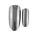 500 Oval Black French Nail Art Tips Full Cover Acrylic Nails (Black)