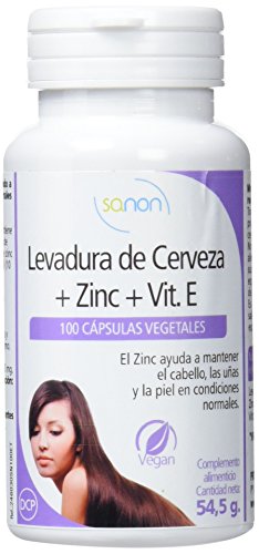 SANON Levadura de Cerveza con Zinc 100 cápsulas de 545 mg