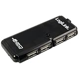 LogiLink USB 2.0 Hub 4-Port Bus Powered - hub - 4 ports - desktop