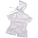 Dressy Daisy Baby Boys' 4 Pcs Satin Baptism Christening Suit With Bonnet Short Sleeves Infant Size 6-9 Months White