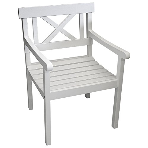 Gartensessel Gartenstuhl aus FSC zertifiziertem Eukalyptusholz 63x64