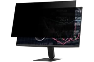 VANCKLE Sichtschutz für Computer-Monitor, 24 Zoll (16:9 Seitenverhältnis, 531 x 299 mm), abnehmbar, matt, blendfrei, Blaulichtschutz, privater Sicherheitsfilter, 2 Stück