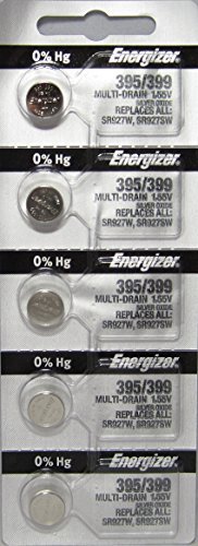 Book's Cover ofENERGIZER 395399 Silver Oxide 5 Batteries SR927W SR927SW