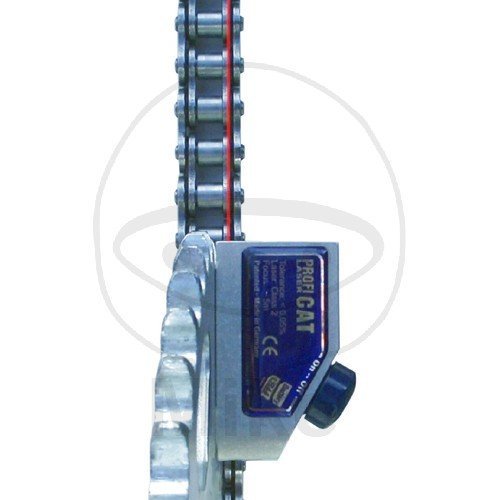 PROFI LASER CAT Alu, Punktlaser/Custom - Kettenfluchtmessgerät "Laser Cat" Ermöglicht jedem Mechaniker schnelles und exaktes Arbeiten.