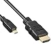 Produktbild Ligawo Micro A-D HDMI Kabel HighSpeed mit Ethernet 4K*2K 3D - 0,5m