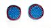 Produktbild Stillshine Aufsätze Thumb Grip Stick Kappe CAPS für PS2, PS3, PS4, Xbox 360, Xbox One, Wii U Controller (2pc)(Blau rot)