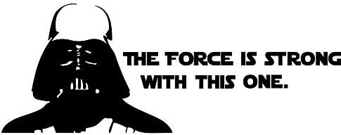 Biaofan Star War Character Wall Stickers The Living Room Bedroom Decoration Stickers (Black)