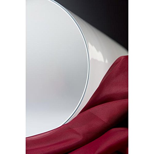 Set 2 x Konische Glasvase ANNA, weiß, 43 cm, Ø 18 cm – Blumenvase / Tischvase – INNA Glas - 4