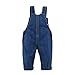 Happy Cherry Baby Boy Girl Bib Pants Dungarees Jeans Bear Overalls Jumpsuit Jean Body Quality Clothing Children Washed Breeches Blue Toddler 12-24 Months