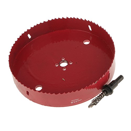 HSS Bi Metall Bohrkrone Trockenbau Dosenbohrer Lochsäge Lochsägen 200mm für Aluminiumrohr Aluminium Stahl Edelstahl – 190mm - 3