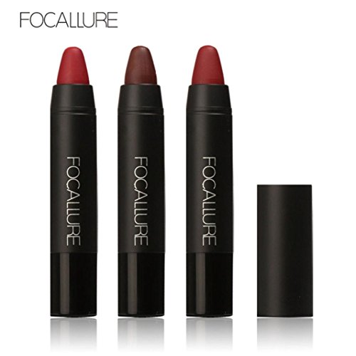ROPALIA 3 Stücke Matte Samt Lip Gloss Set Wasserdicht Langlebig Akt Tattoo Bleistift Lippenstift - 4