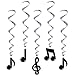 Produktbild Beistle Musical Note, (5/Pkg), Silber/schwarz, Einheitsgröße