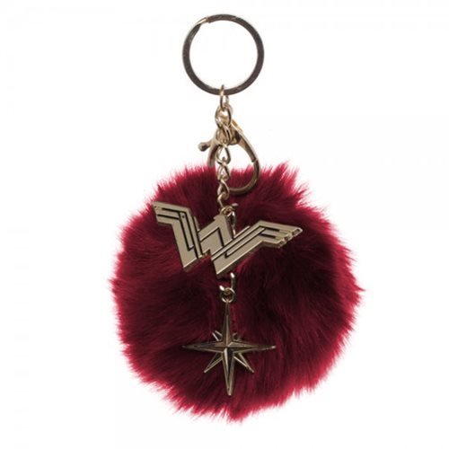 Preisvergleich Produktbild DC Comics Wonder Woman Furry Pom Pom Handtasche Charm