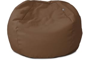 rucomfy Beanbags Small Kids Bean Bag Chair. Safe Beanbag Seat for Boys and Girls. Arrives Pre-Filled. Machine Washable, Durable & Comfortable 50 x 65cm (Chocolate)