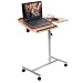 Produktbild Goplus Laptoptisch Notebookständer Rolltisch Betttisch Notebooktisch Beistelltisch Pflegetisch Esstisch Sofatisch höhenverstellbar mit Rollen samt Bremsen