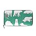 Produktbild Wietops Nette Familie Eisbär Tier Lange Passport Clutch Geldbörsen Reißverschluss Geldbörse Tasche Handtasche Geld Organizer Tasche Kreditkarteninhaber Für Dame Frauen Mädchen Männer Reise Geschenk