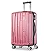 Produktbild Flieks Hartschale Trolley Koffer Reisekoffer Zwillingsrollen Reisekoffer mit Zahlenschloss Handgepäck mit 4 Doppel-Rollen, XL-L-M (Pink, L)
