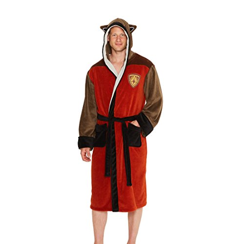 Preisvergleich Produktbild Offizielle Männer Wächter der Galaxy Rocket Waschbär Dressing Gown Bademantel