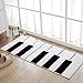 Produktbild DT Haushalt Teppich-Teppich-Rechteck Chemiefaser Piano-Muster Wasseraufnahme Rutschfeste Matte Home Küche Teppich Eingang Schlafzimmer Bathroom Bedside Rug - Anti Rutschform Luxus Teppich,50 * 80 c