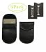 Produktbild CDGroup 2x Keyless Go Schutz Autoschlussel 2x RFID Schutzhullen fur Kreditkarten Bankkarten Hulle Zum Funkschlussel abschirmen RFID NFC WLAN GSM LTE Blocker Fob Guard Signalblockierung Tasche