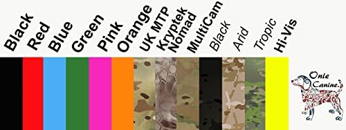 The Onie Canine Special Operations Dog Harness - UK Made - Military and Law Enforcement - Cobra Buckle Fasteners (L/XL, Omani)