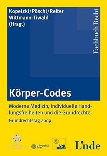 Körper-Codes: Moderne Medizin, individuelle Handlungsfreiheiten und die Grundrechte - Grundrechtstag 2009