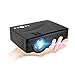 Produktbild Mini LCD Beamer, Joyhero Video Heimkino Projektor 2000 Lumen 1920 x 1080P unterstützt maximal 1080P, mit Keystone Korrektur und eingebautem Lautsprecher, mit Fernbedienung (Farbe: Schwarz)