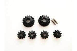CrazyRacer Harden Steel Diff Gear with Pin - 6PCS Set for HPI Savage XS Flux Bullet 3.0 Flux MT/ST Ken Block WR8 Flux #101298#106717