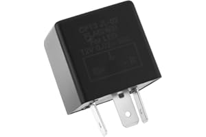 VGOL Relais clignotant 3 broches 12 V 9563533980 739187 compatible avec Peugeot compatible avec Citroën