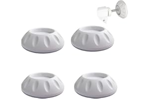 WOOPTOR Baby Gate Wall Protector Wall Cups, Safety Wall Bumpers Guard Fit for Baby Gates, Safety Gates, Pet Gates, Shower Curtain Rods etc (4 Pcs)