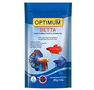 Product Optimum Betta Fish Food - 20G | Highly Nutritious Food for All Betta Fish