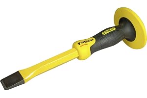 STANLEY Cincel av albañil FatMax Med PROTECTOR 25 X 300mm, skyddsutrustning för säkerhet vid arbete, 300 mm