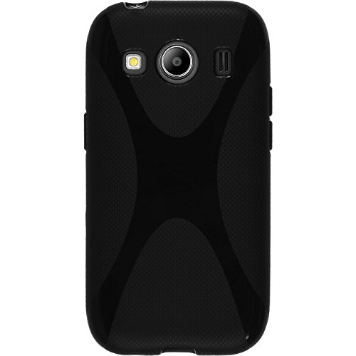 PhoneNatic Funda de silicona para Samsung Galaxy Ace 4 - X-Style negro - Cover Cubierta protector de pantalla reviews PhoneNatic Funda de silicona para Samsung Galaxy Ace 4 - X-Style negro - Cover Cubierta protector de pantalla