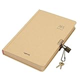 Cuaderno de diseño moderno con cierre retro para mantener su secreto, hacer su portátil seguro. Un diario con cerradura no sólo para mantener su secreto, sino también para cuidar su memoria de la vida.