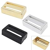 Característica: - Funda de metal para guitarra humbucker. - También se utiliza para la decoración brillante y el control de ruido.