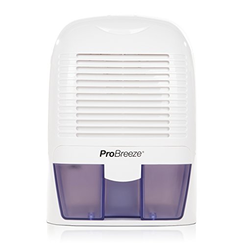 Pro Breeze™ 1500 ml tragbarer kompakter mini Luftentfeuchter Lufttrockner gegen Feuchtigkeit, Schmutz und Schimmel zu Hause Raumentfeuchter für Wohnung Schlafzimmer, Bad, Wohnwagen, Büro, Garage – Weiß - 3