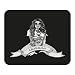 Produktbild Gaming Mauspad mit Fotodruck Mousepad 220 x 180 mm Rutschfest Schwarz Fransenfreier Rand Präzision Pin Up Erotik Tattoo bedruckt