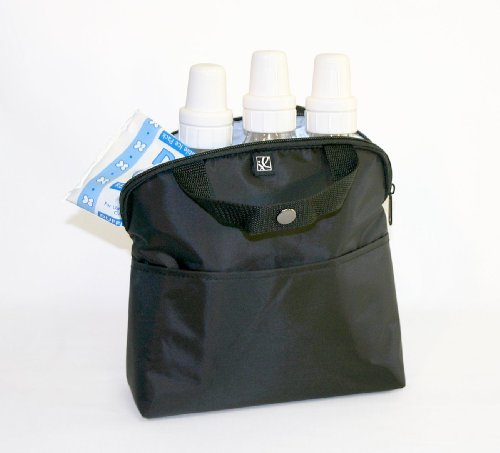 JL Childress Maxi Cool 4 Bottle Cooler (Black)