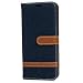 Produktbild Mlorras Hülle für Samgsung Galaxy A7 2018 / A750, PU Leder Flip Wallet Case Cover Klappbares Magnetverschluß Holder Handyhülle Brieftasche Schutzhülle mit Integrierten Kartensteckplätzen Blau