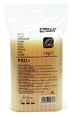 RAPID Recharge de colle pour pistolet à colle professionnel, 2.2kg de colle à l'heure